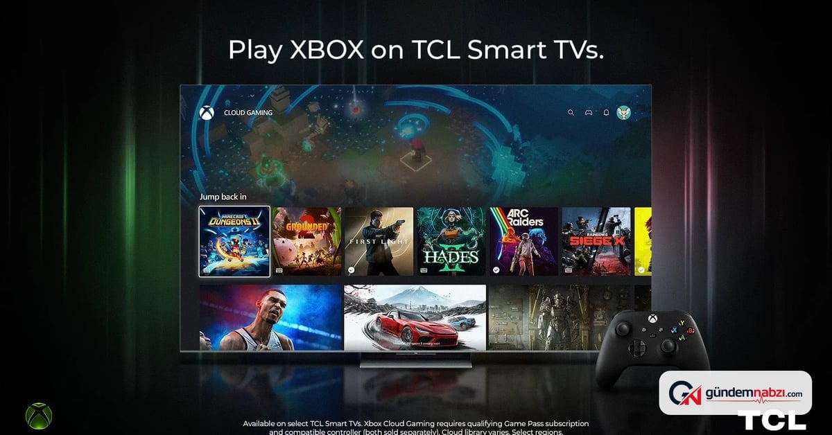 Xbox uygulaması TCL televizyonlarına geliyor