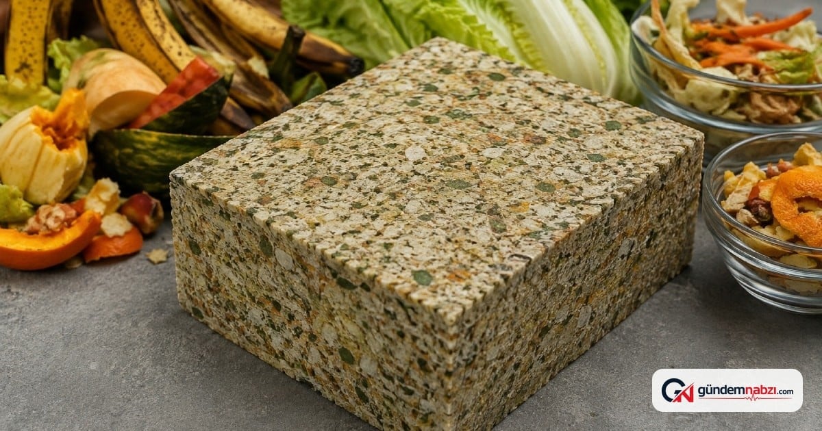 Sebze ve meyve atıklarından beton üretimi başladı