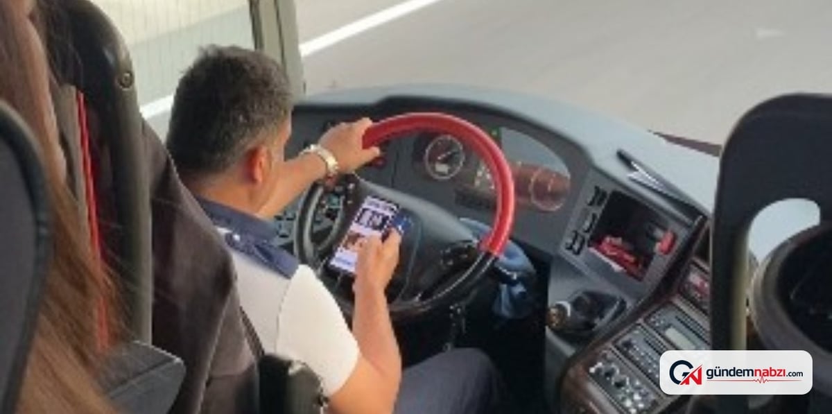 Ankara-Antalya otobüsünde şoförün tehlikeli müzik keyfi
