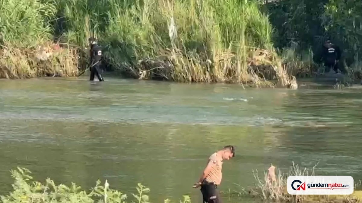 Mersin'de ırmağa giren genç boğuldu