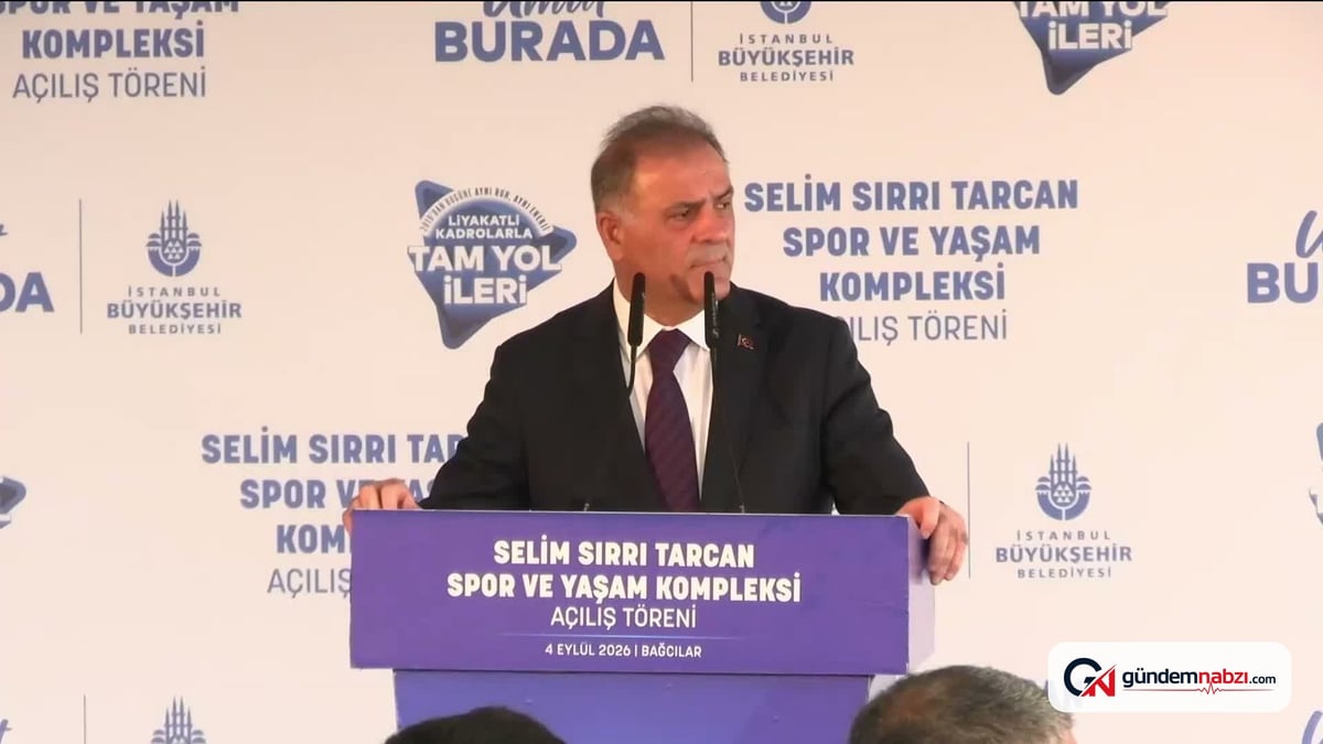 İstanbul'da 1 milyar liralık Selim Sırrı Tarcan Spor Kompleksi açıldı