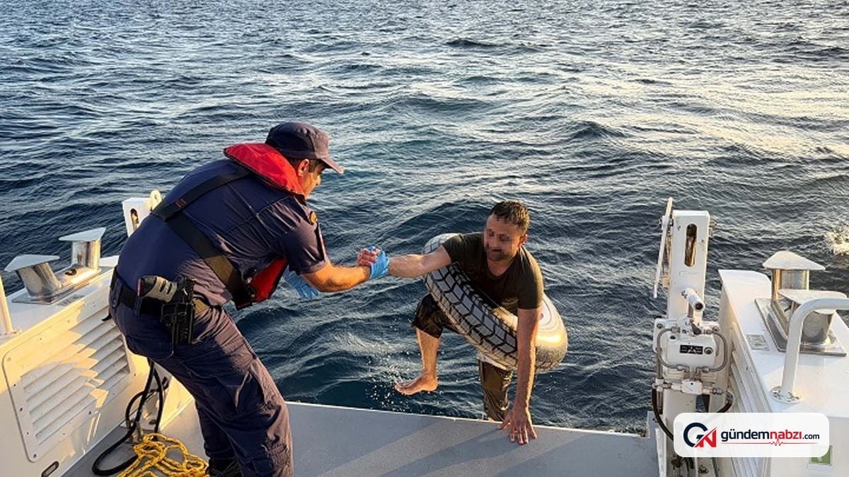 Muğla Bodrum'da yüzerek Yunanistan'a geçmeye çalışan göçmen yakalandı
