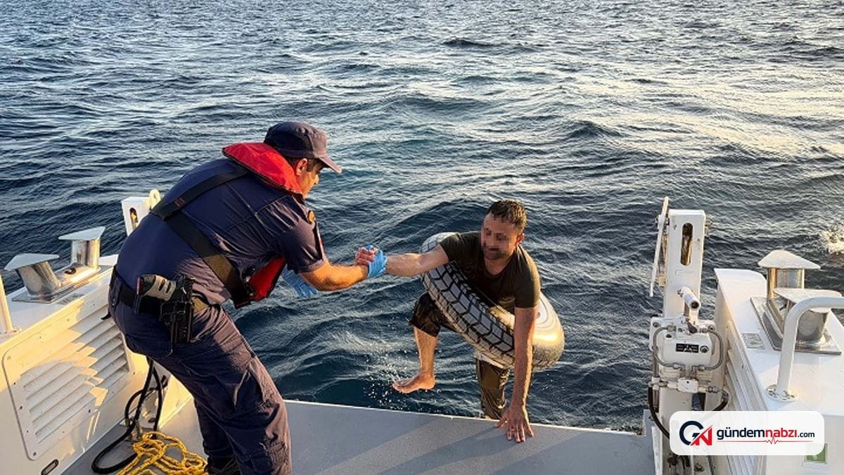 Muğla Bodrum'da yüzerek Yunanistan'a geçmeye çalışan göçmen yakalandı