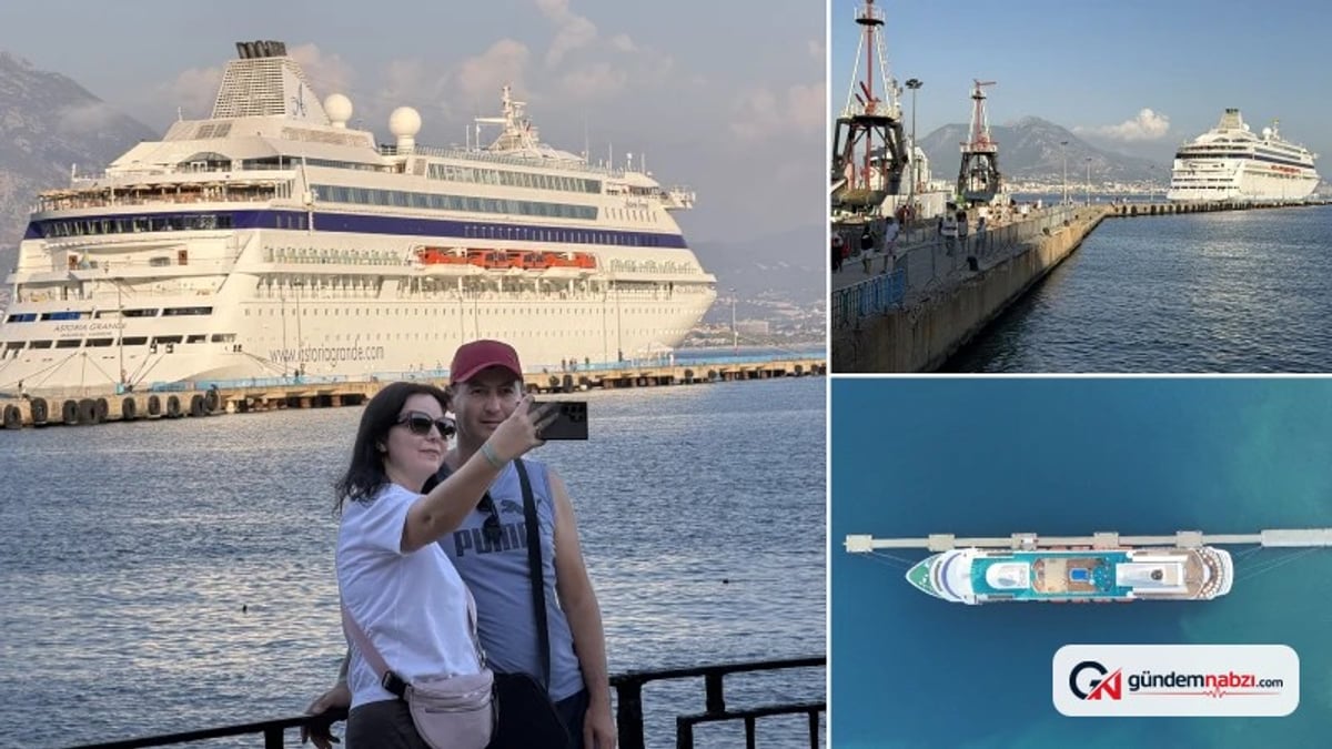 Astoria Grande Alanya Limanı'na yanaştı