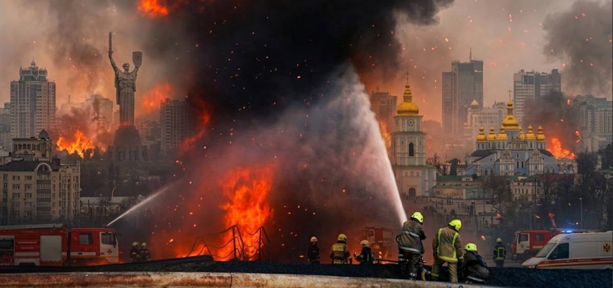 Kiev'de patlama sesleri duyuluyor
