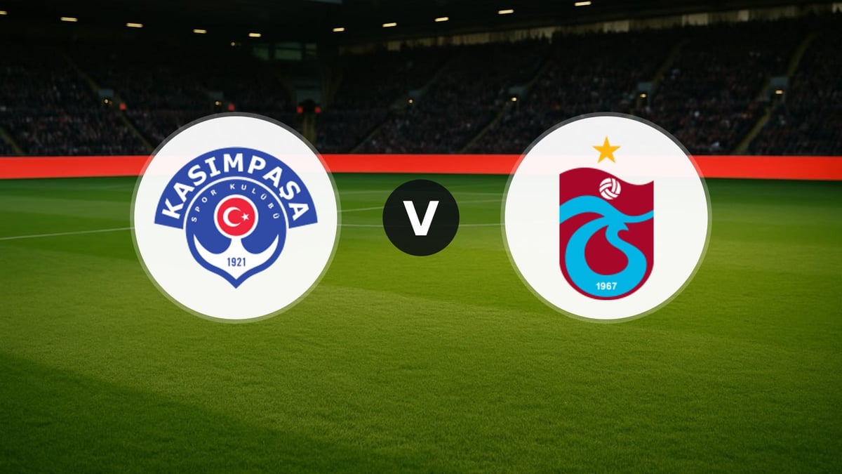 Kasımpaşa - Trabzonspor maçında ilk 11'ler belli oldu