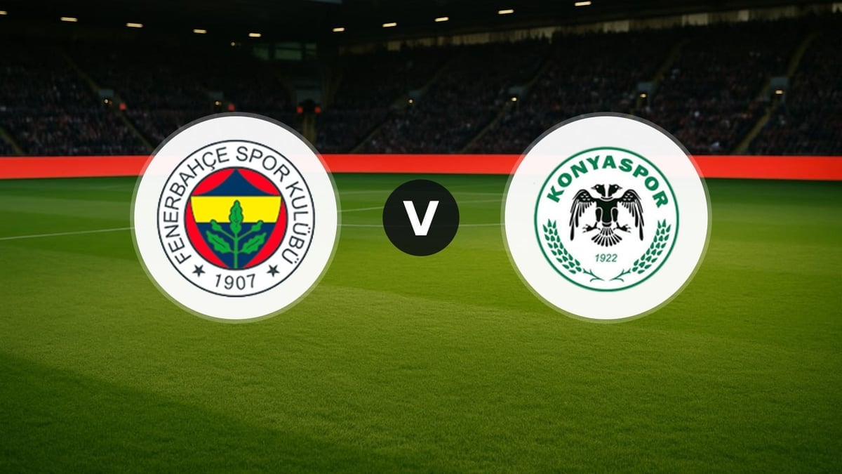 Fenerbahçe - Konyaspor maçında ilk 11'ler belli oldu
