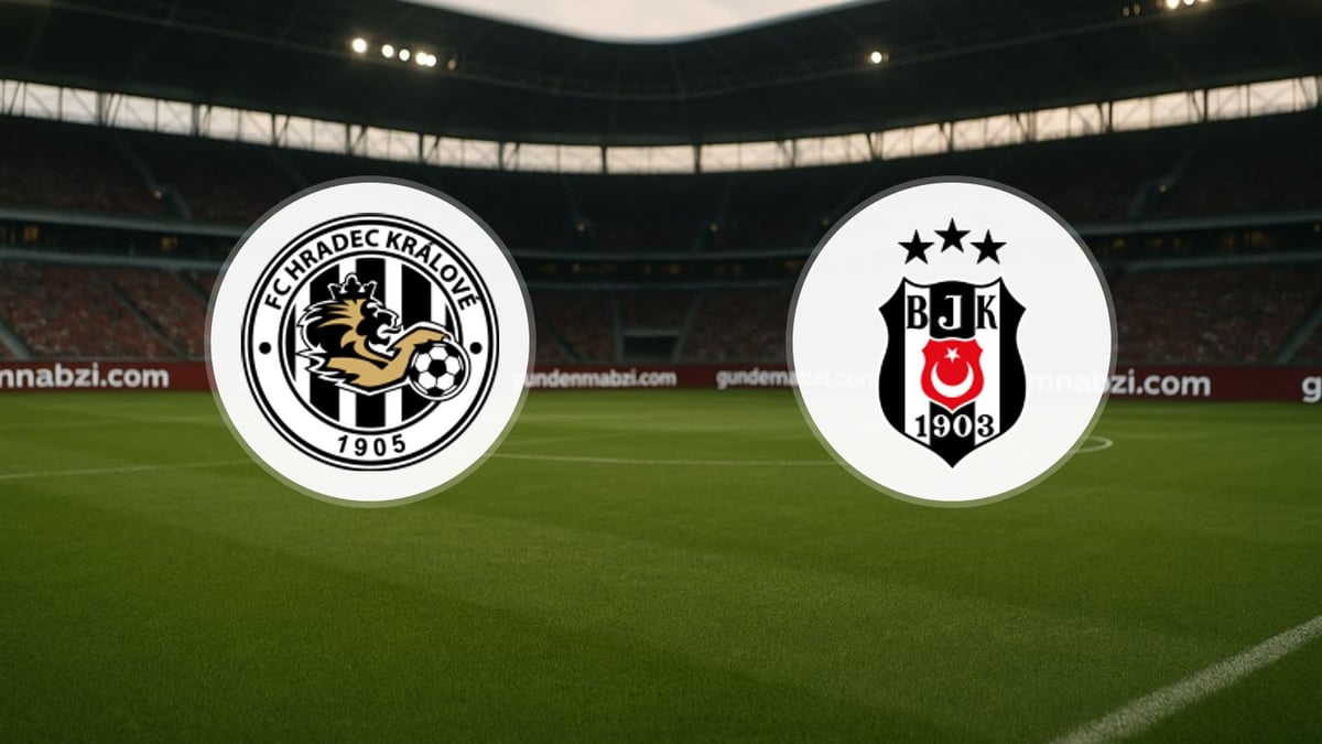 Hradec Králové - Beşiktaş maçında ilk 11'ler belli oldu