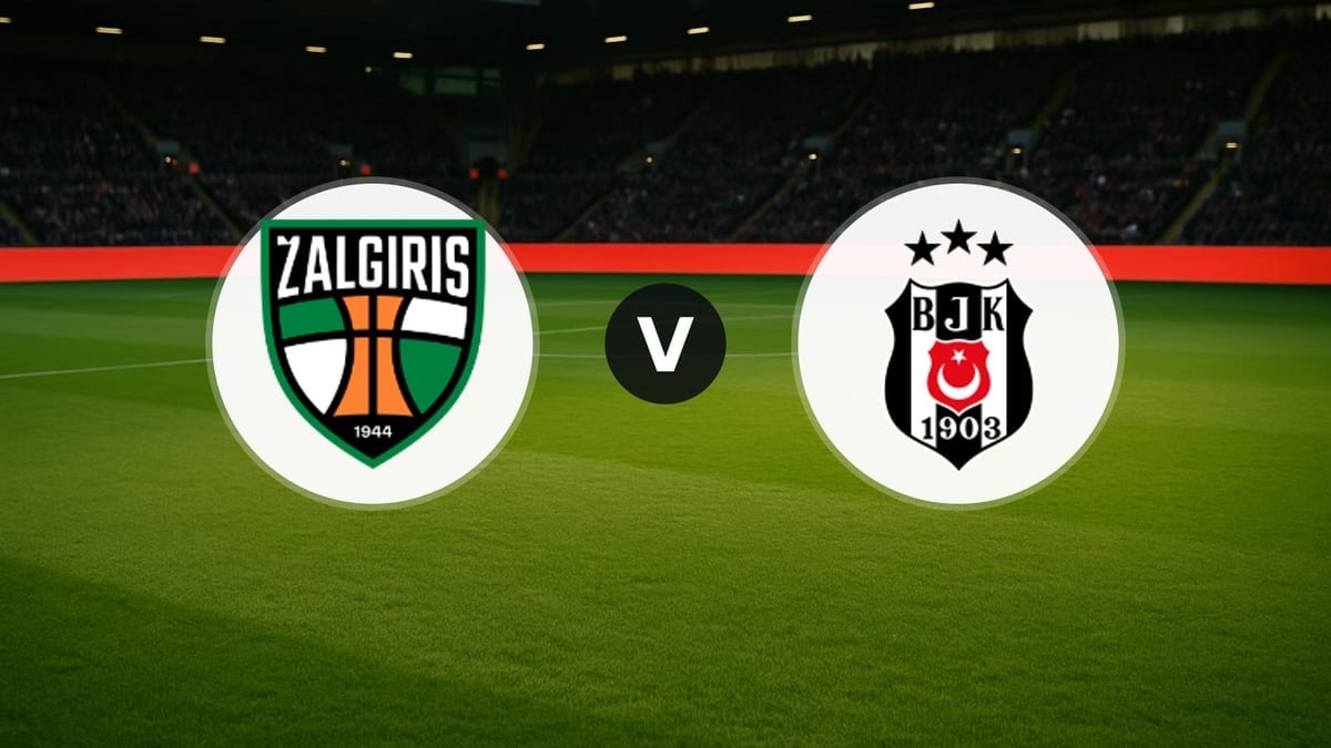 Kauno Žalgiris - Beşiktaş maçında ilk 11'ler belli oldu