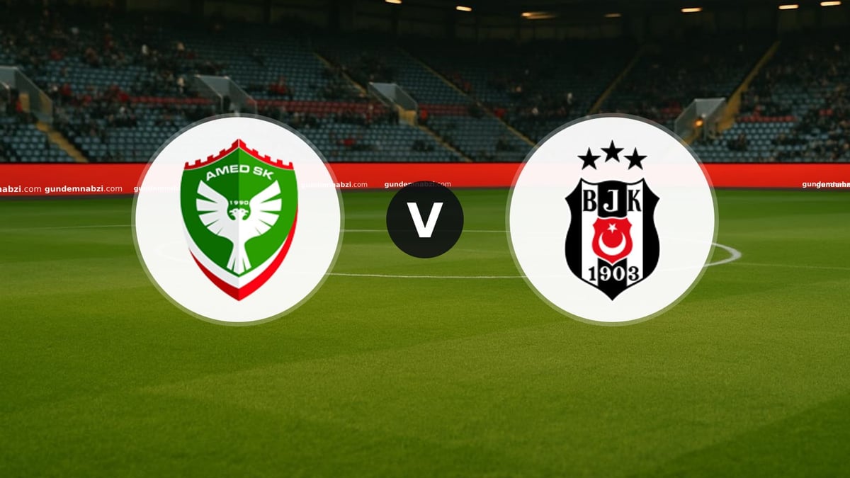 Amedspor - Beşiktaş maçı ne zaman, saat kaçta?
