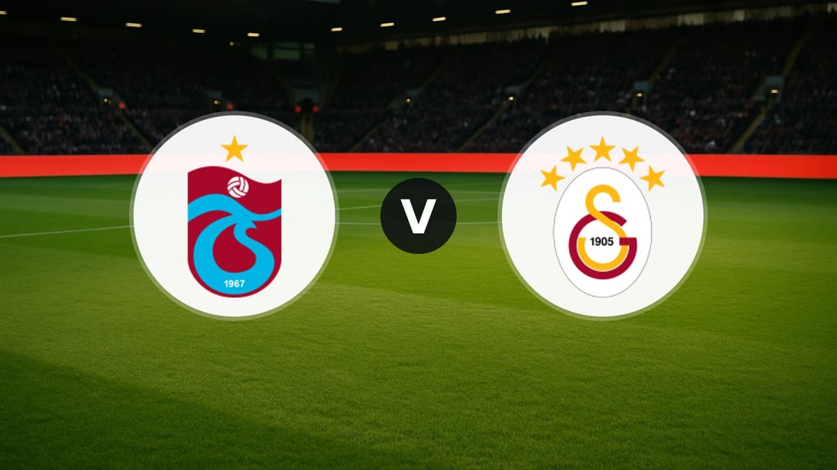 Trabzonspor - Galatasaray maçında ilk 11'ler belli oldu