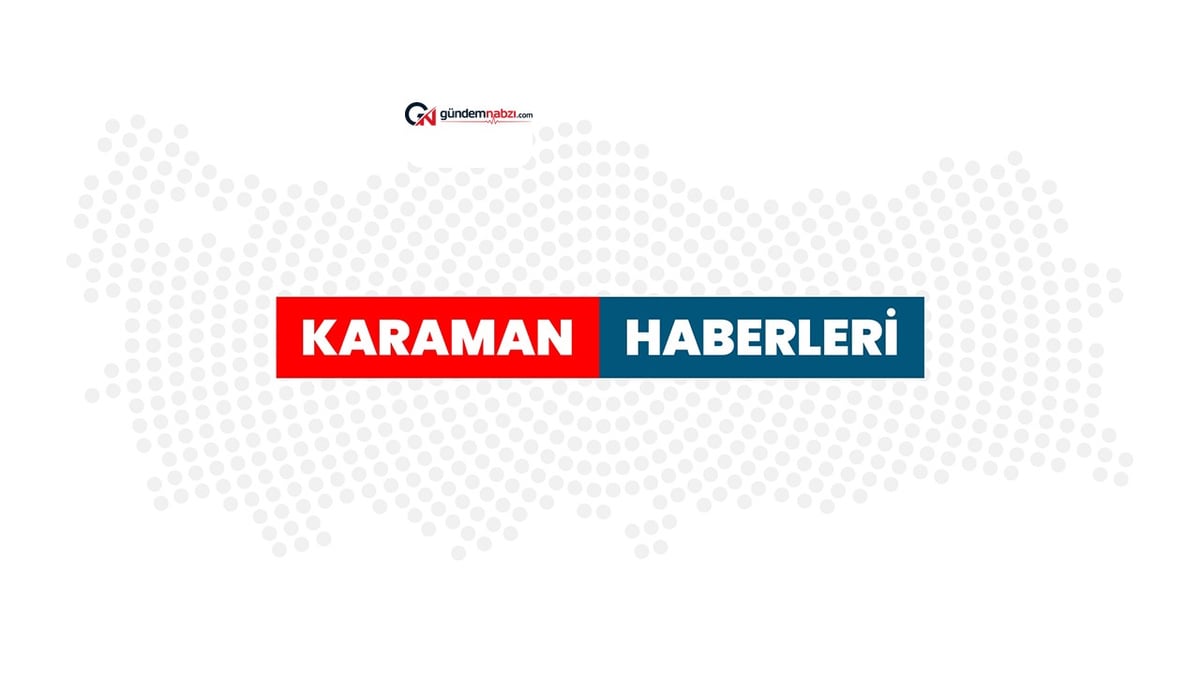 Karaman'da Ermenek-Mut Devlet yolu şantiyesinde inceleme