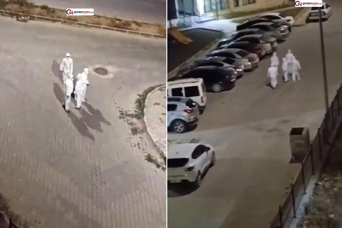 Kahramanmaraş'ta tulumlu şahıslar polisleri harekete geçirdi