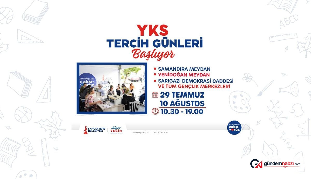 Sancaktepe'de YKS adayları için ücretsiz tercih çadırı kuruldu