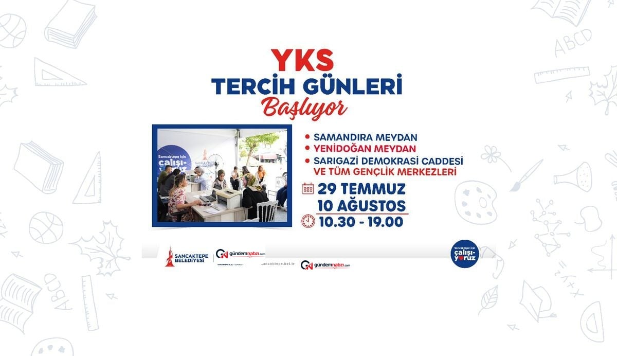 Sancaktepe'de YKS adayları için ücretsiz tercih çadırı kuruldu