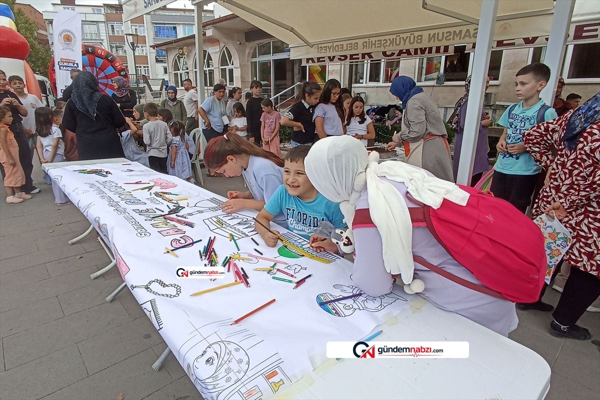 Samsun'da çocuklara yönelik camiye gidiyoruz etkinliği düzenlendi
