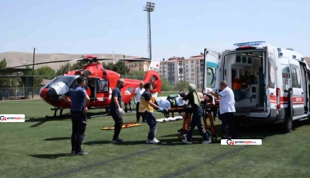 Malatya'da 83 yaşındaki hasta için aynı gün ikinci hava ambulansı kalktı