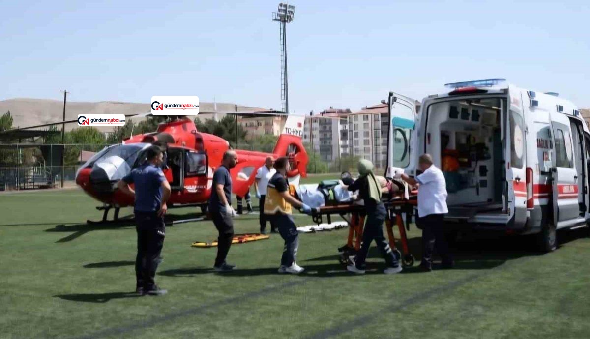 Malatya'da 83 yaşındaki hasta için aynı gün ikinci hava ambulansı kalktı