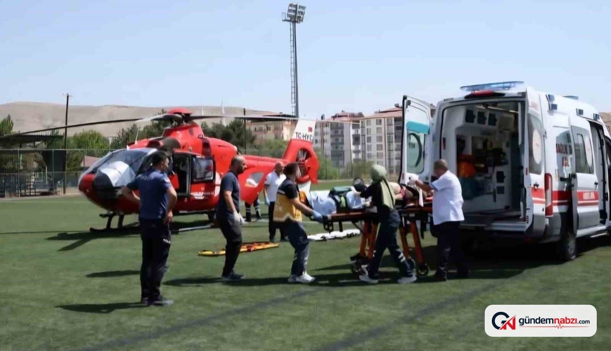 Malatya'da 83 yaşındaki hasta için aynı gün ikinci hava ambulansı kalktı