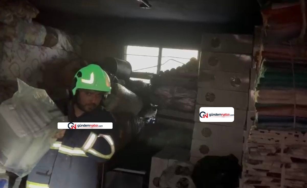 Osmaniye'de odunluk yangını eve sıçramadan söndürüldü