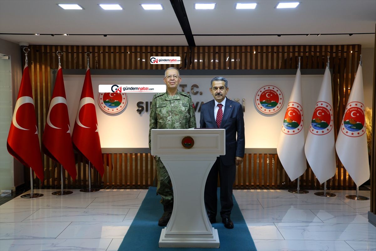 2. Ordu Komutanı Topaloğlu'ndan Şırnak Valisi Ekici'ye ziyaret