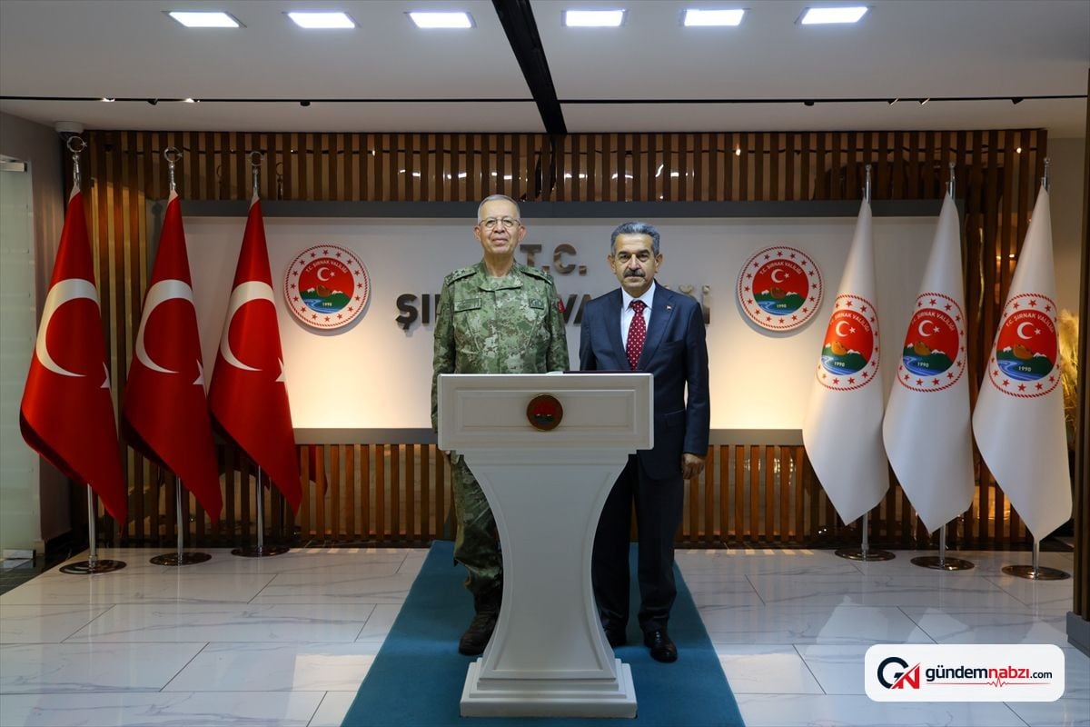 2. Ordu Komutanı Topaloğlu'ndan Şırnak Valisi Ekici'ye ziyaret