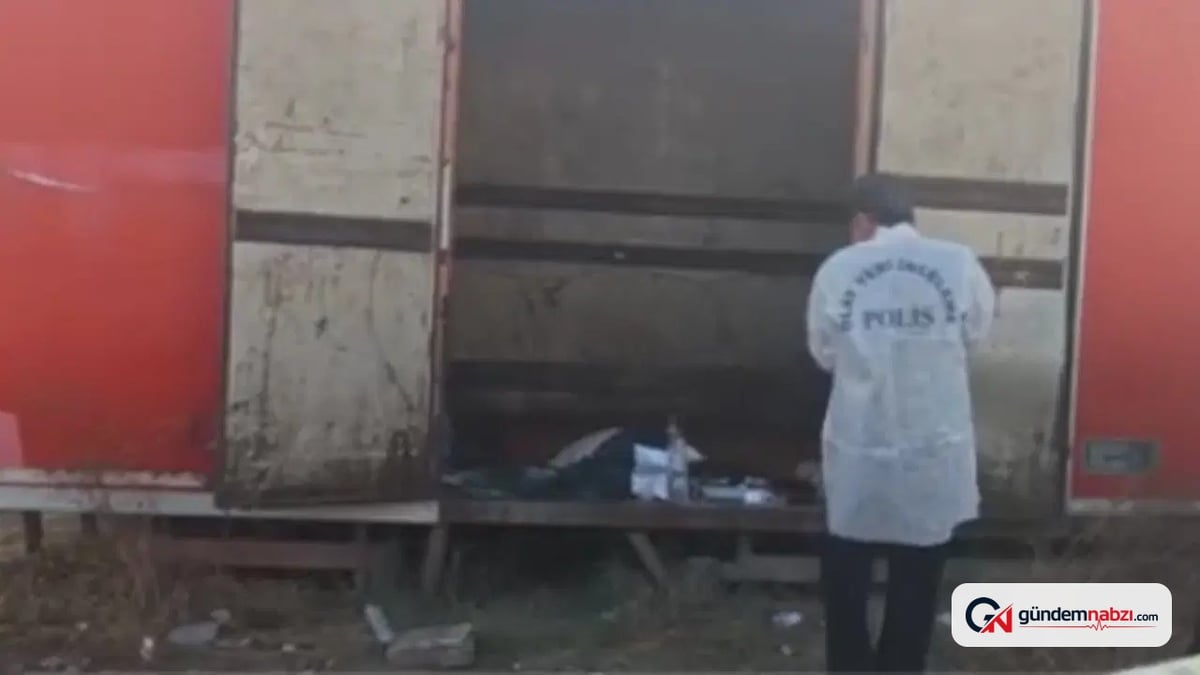 Antalya'da kamyonet kasasında yaşayan kişi ölü bulundu