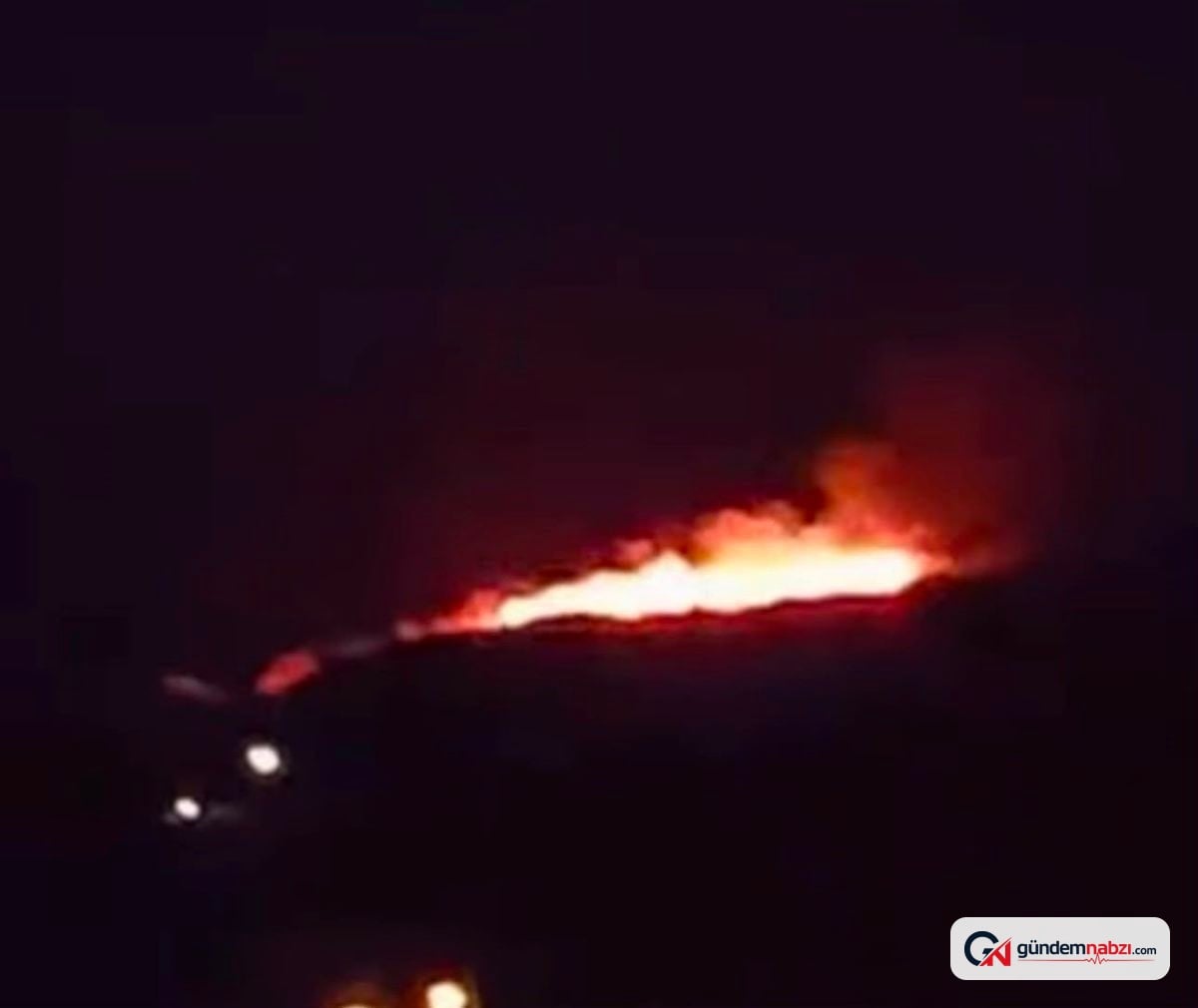Çankırı'da tarlada örtü yangını çıktı