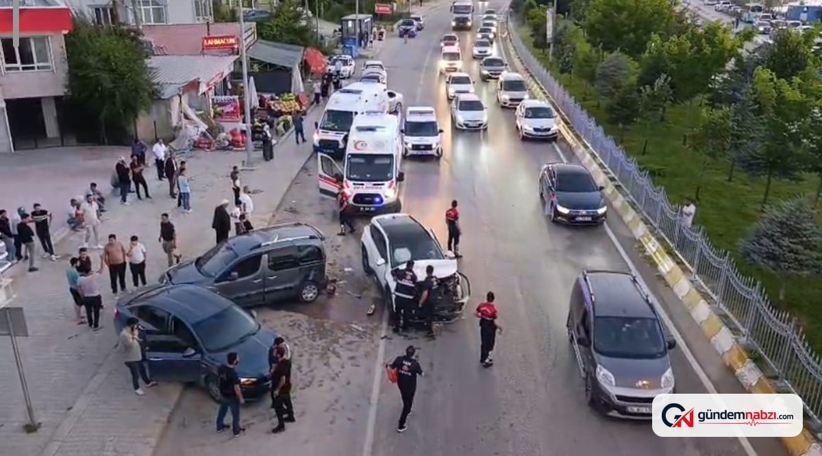 Van’da zincirleme trafik kazası: 1 yaralı