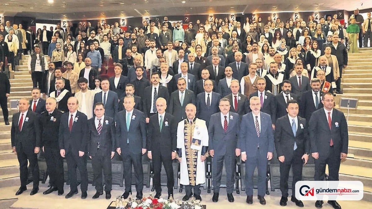 Trabzon üniversitesi'nin 8. yılı törenle kutlandı