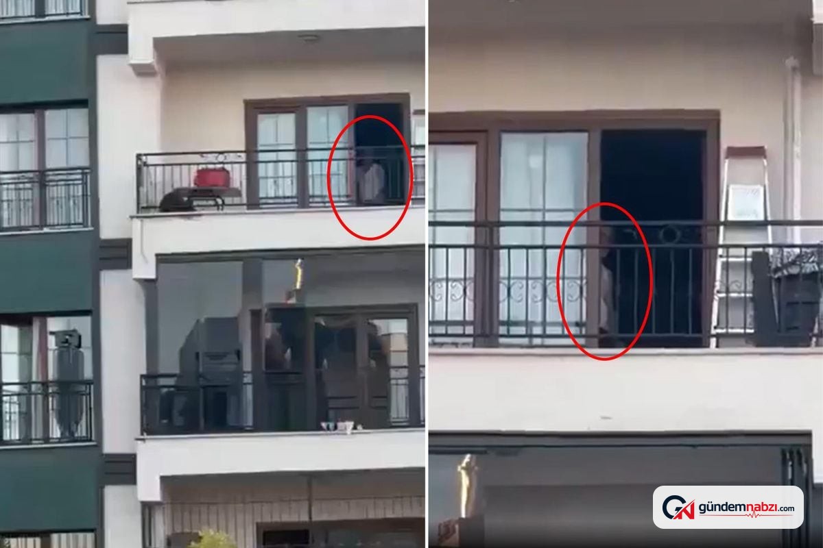 Gaziantep'te balkonda ahlaksız hareket: Komşulara aldırmadı