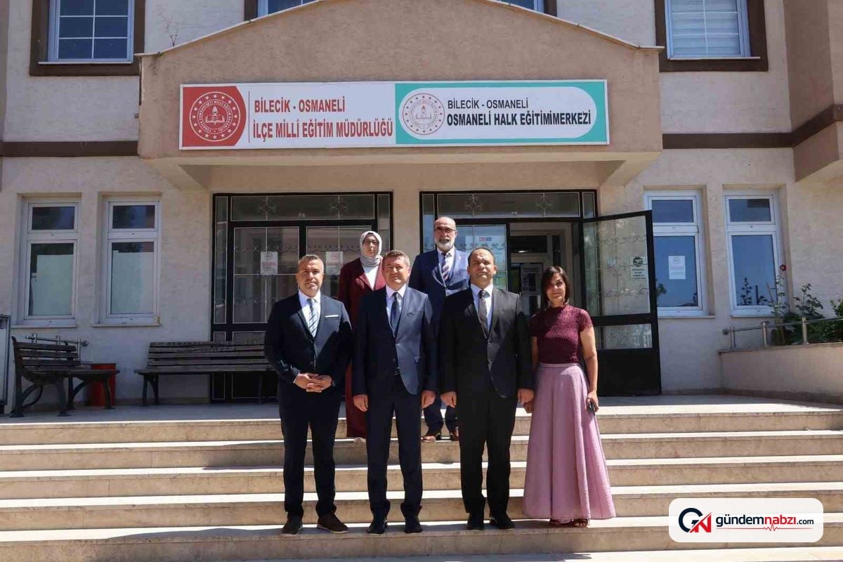Bilecik'te eğitim çalışmaları ve kurslar yerinde incelendi