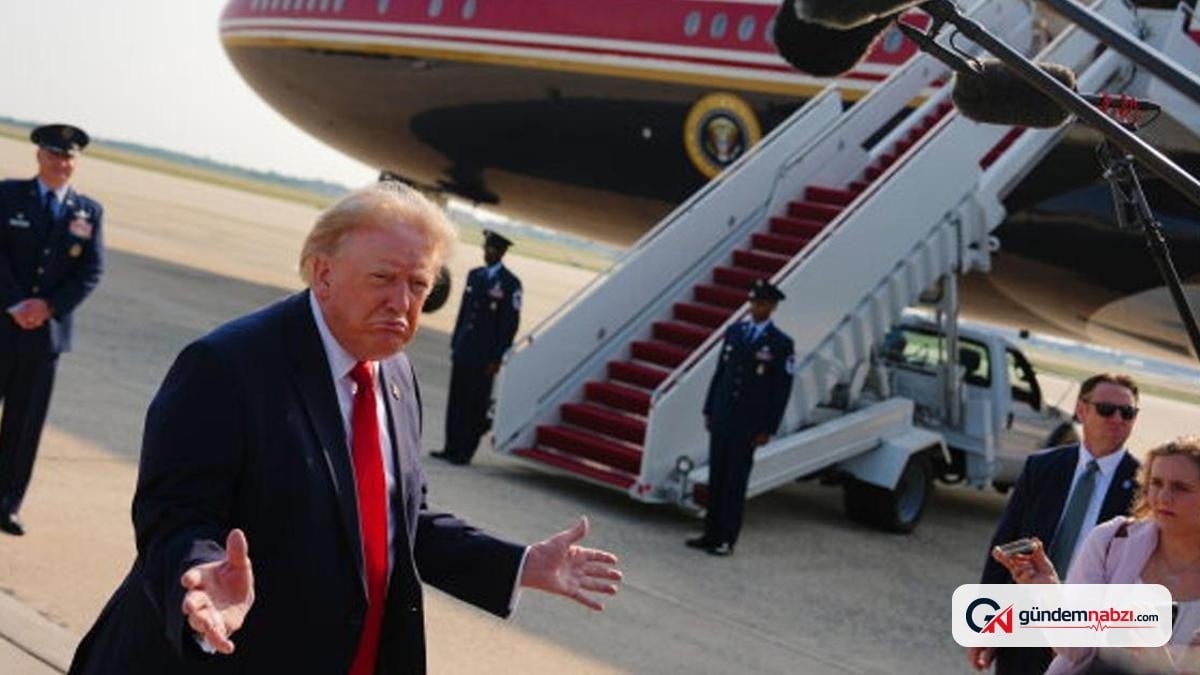 Trump tehdit nedeniyle eski Air Force One'a geçti
