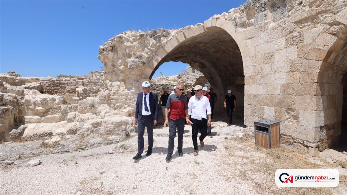 Mersin'de Silifke Kalesi incelemesi yapıldı
