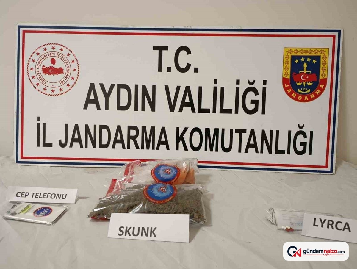 Aydın'da araçta uyuşturucu operasyonu