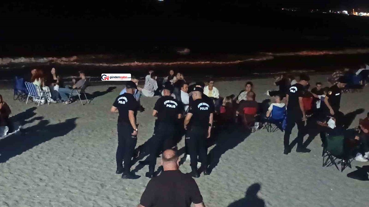 Tekirdağ'da polisten kumsallarda huzur ve güvenlik denetimi