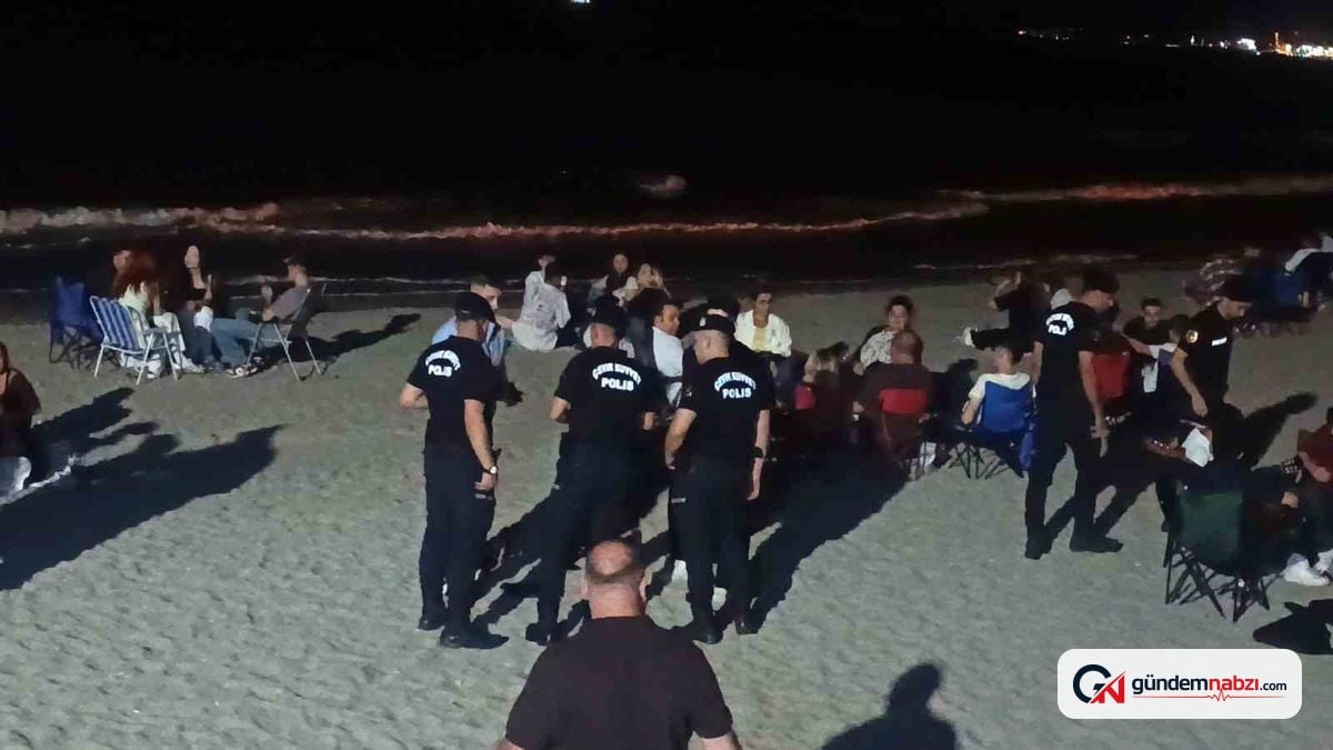 Tekirdağ'da polisten kumsallarda huzur ve güvenlik denetimi
