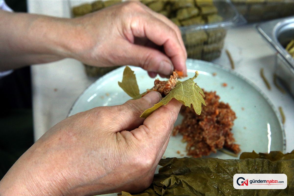Tokatlı kadınların sardığı tescilli yapraklar yurt geneline ulaşıyor