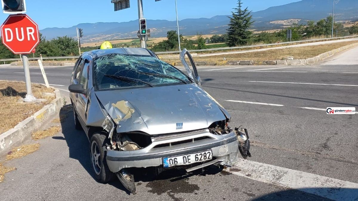Bolu'da otomobil takla attı: 5 kişi yaralandı