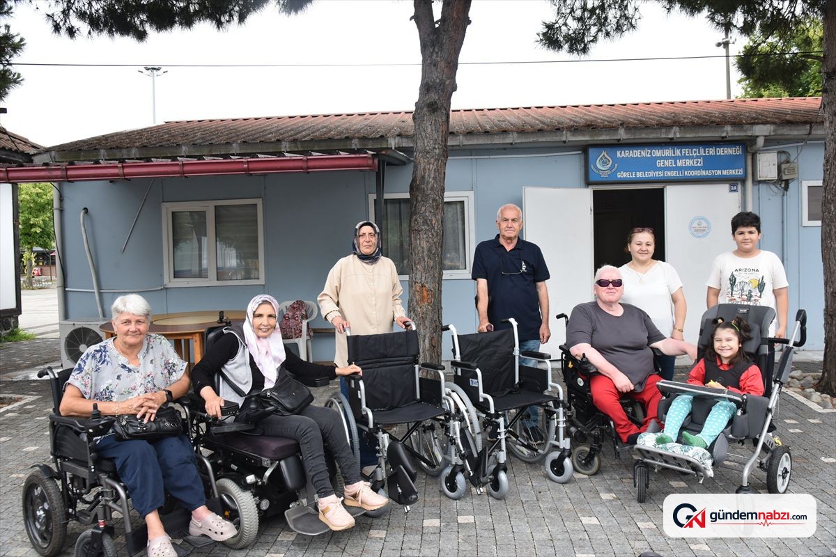 Karadeniz Omurilik Felçlileri Derneği'nden 32 engelliye destek