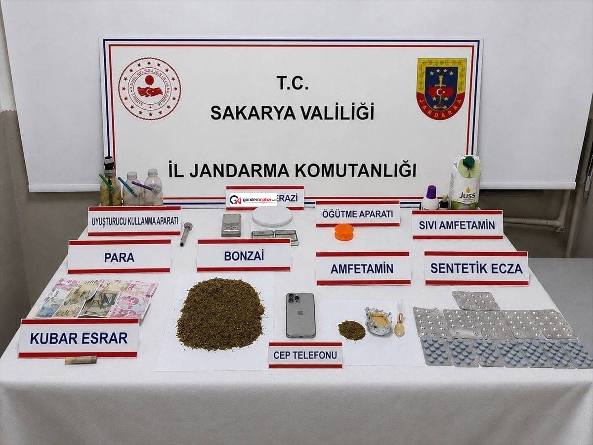 Sakarya'da uyuşturucu operasyonunda 1 şüpheli tutuklandı