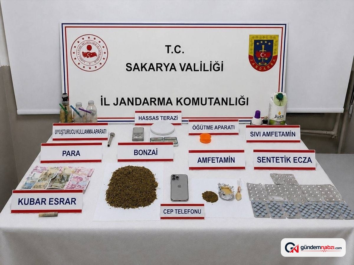 Sakarya'da uyuşturucu operasyonunda 1 şüpheli tutuklandı