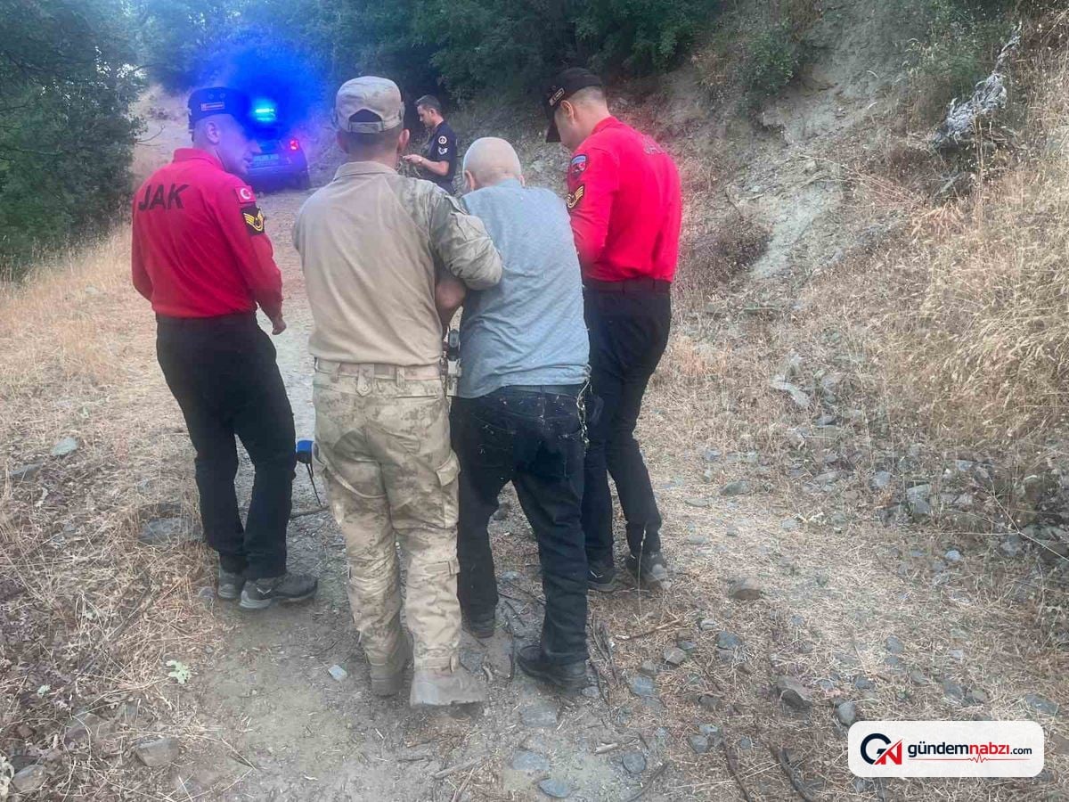 Aydın Nazilli'de kaybolan Alzheimer hastası dağlık arazide bulundu