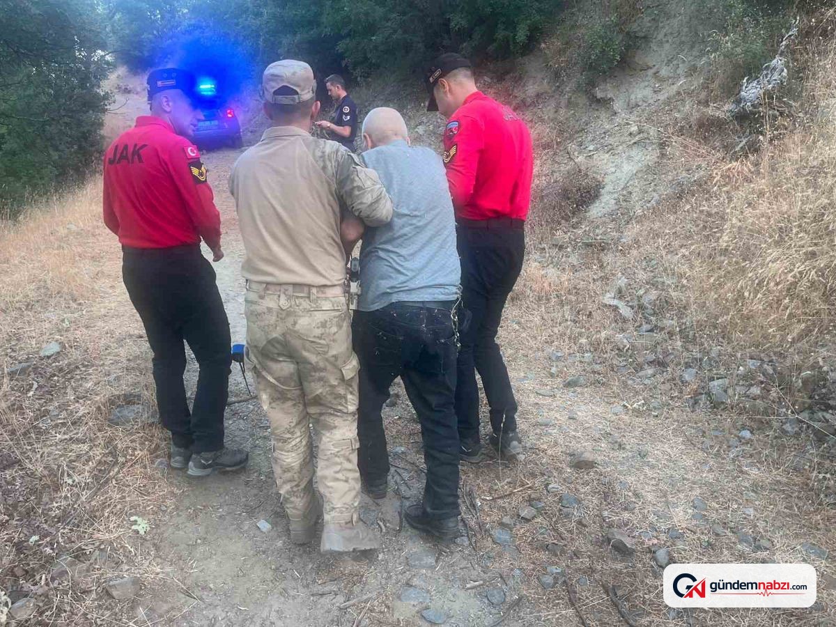 Aydın Nazilli'de kaybolan Alzheimer hastası dağlık arazide bulundu