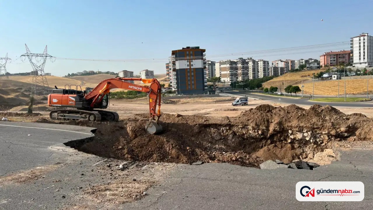 Batman'da ana isale hattı çöküntüye yol açtı