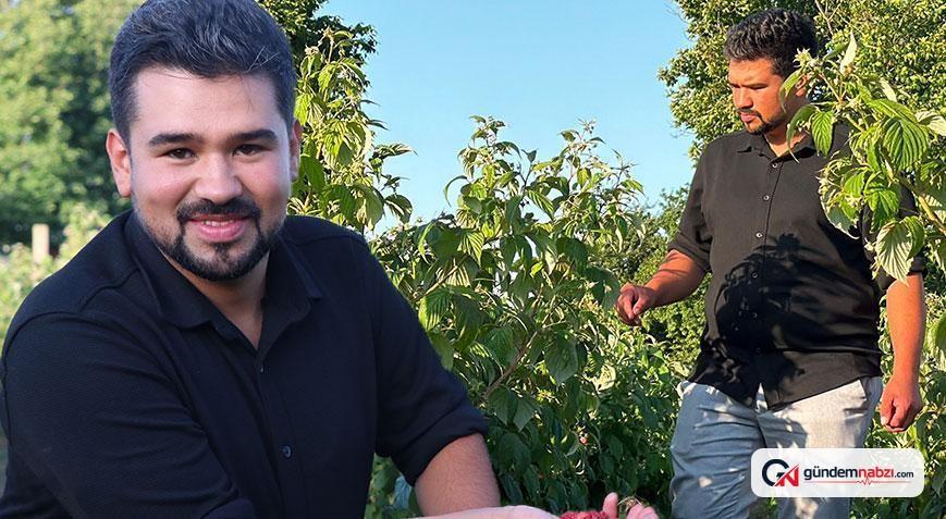 Bolu'da kaymakamlık hayaliyle başladığı tarımı 45 dönüme çıkardı