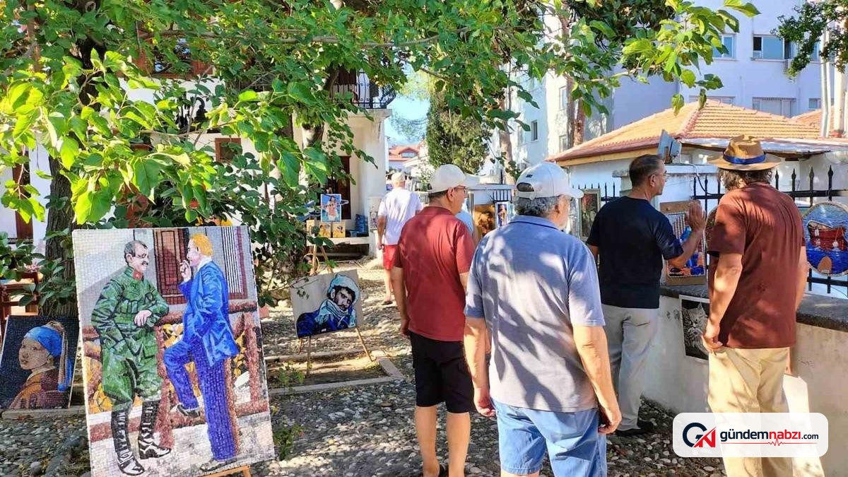 Muğla'da mozaik sergisi sanatseverlerle buluştu