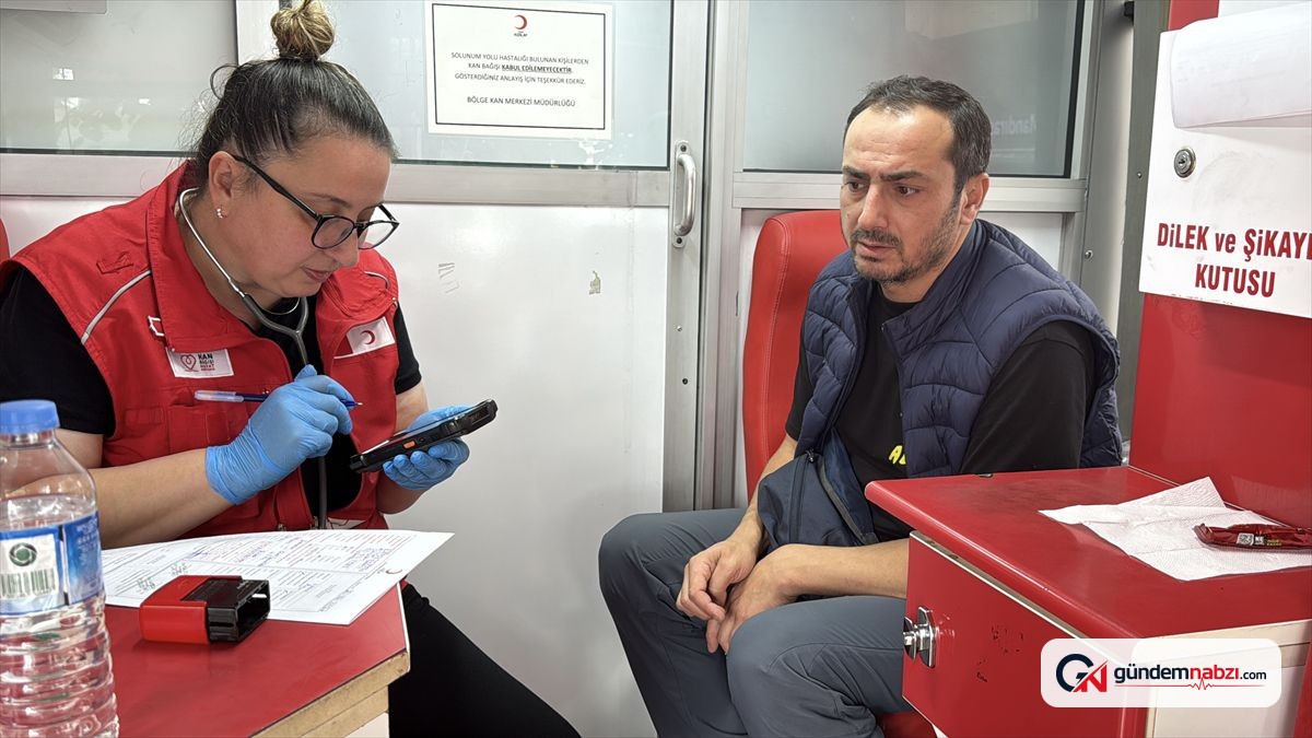 Rize'de kan bağışı kampanyası düzenlendi