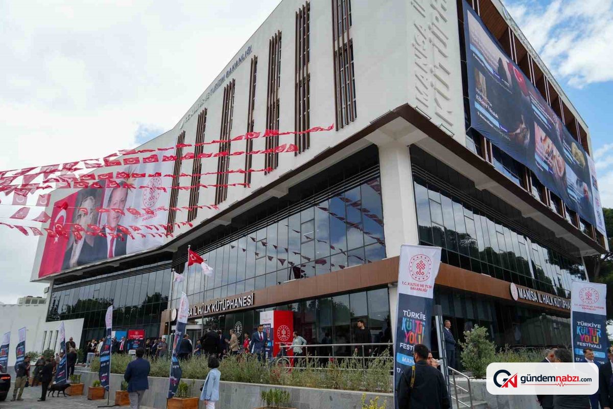 Manisa il halk kütüphanesi 490 bin ziyaretçiyi ağırladı