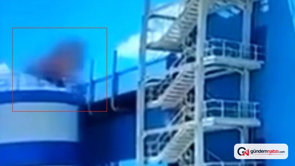 Kırklareli'ndeki fabrika patlamasının güvenlik kamerası görüntülere yansıdı